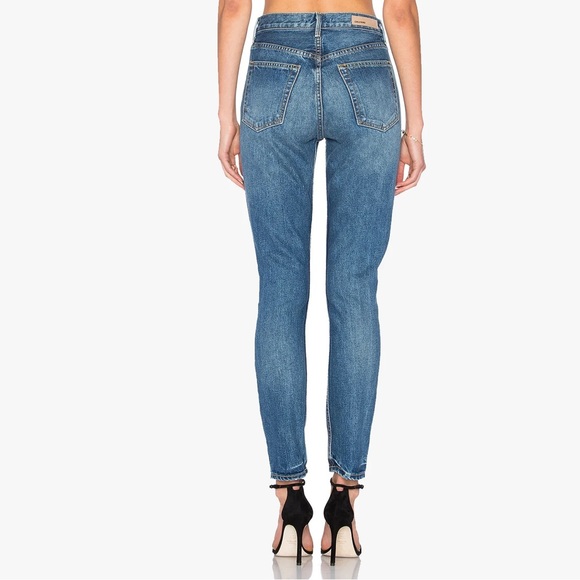 GRLFRND Classic Blue Straight Leg Jeans - Picture 2 of 9